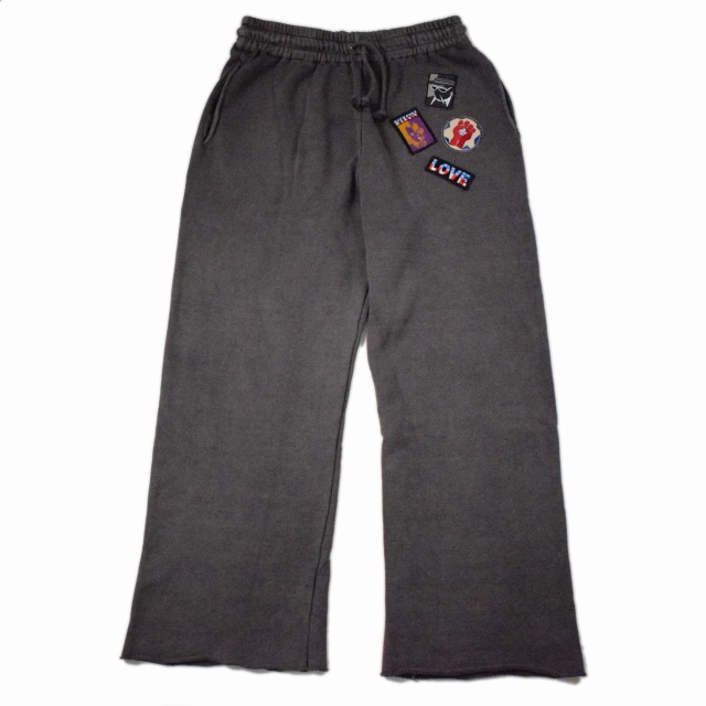 BOWWOW “FAVORITE PATCHES” SWEAT PANTS 【M】CHACOAL | 古着アンテナ